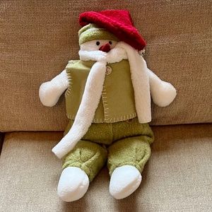 VTG 2002 Woof & Poof Musical Snowman with W&P Button